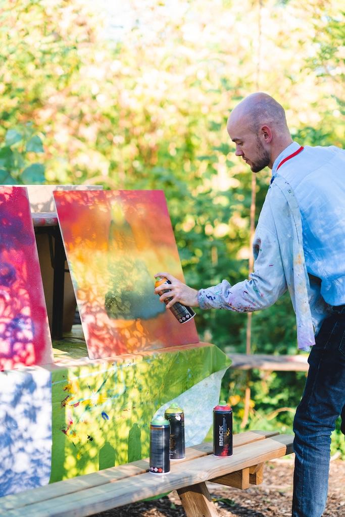 Graffiti workshop voor de creatieve deelnemers