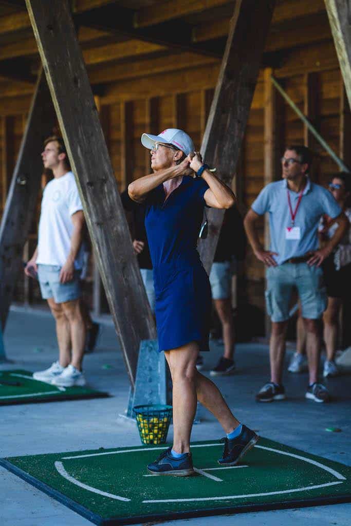Uitleg van de golfpro