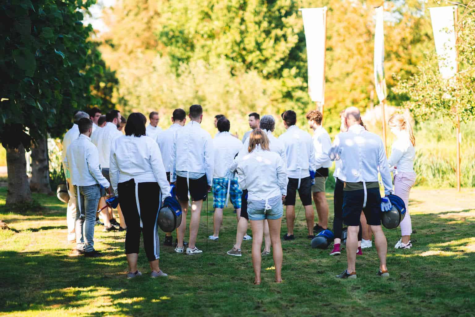 workshop schermen als teambuilding activiteit