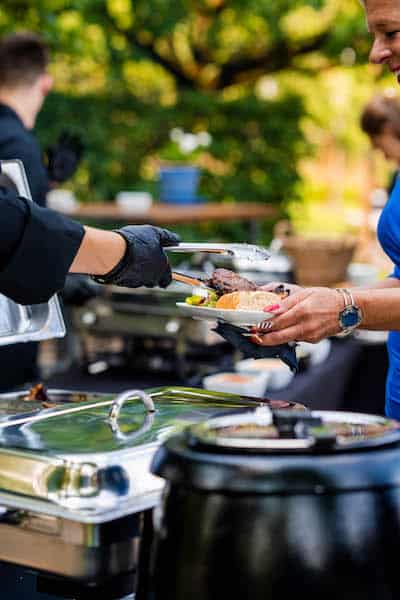 Vieren jarig dinerbuffet