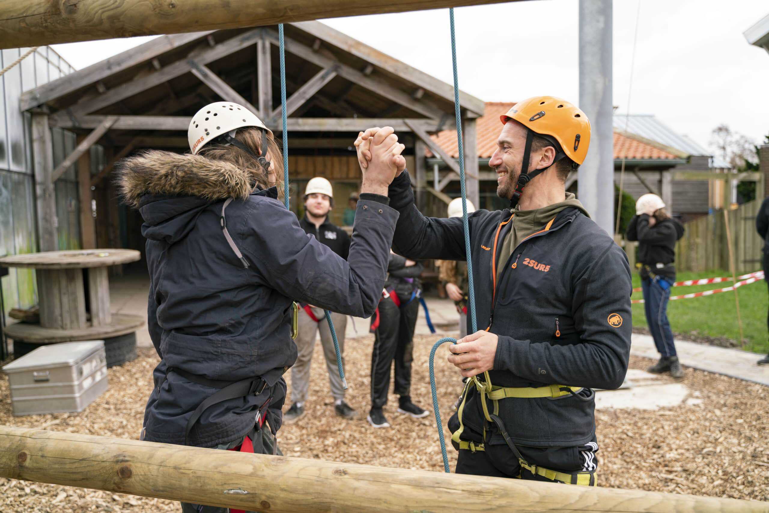Bouwen aan vertrouwen tijdens één van onze teamtrainingen