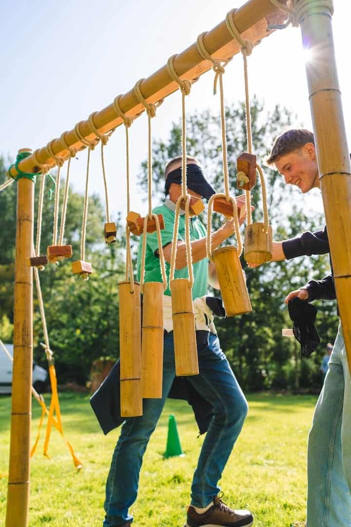 Bedrijfsfestival activiteit expeditie Robinson proef