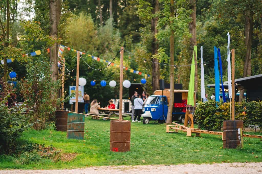 Familiedag terrein bos