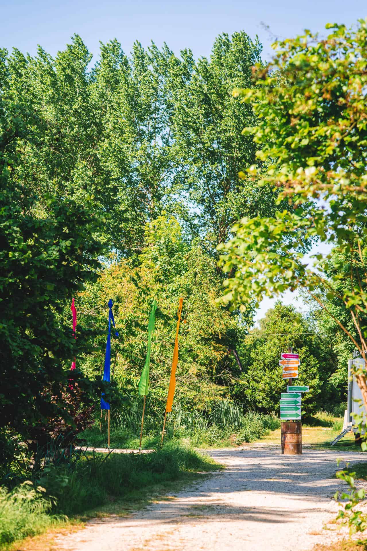 Vergaderlocatie buiten in de natuur